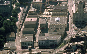 Vue aerienne du Flon em 2002