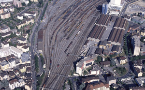 Gare de Renens en 2002