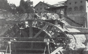 Canalisation du Flon et Entrepôt fédéral, vers1890.