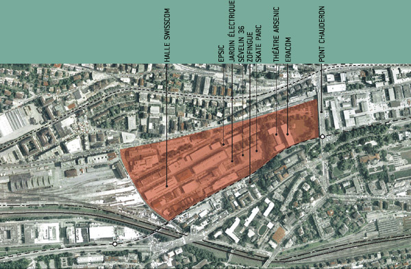 Plan plateau de Sévelin